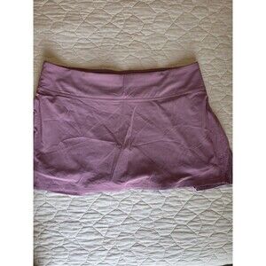 Lululemon Play Off The Pleats Skort "Tan Pink" Size 10 Tennis Skirt